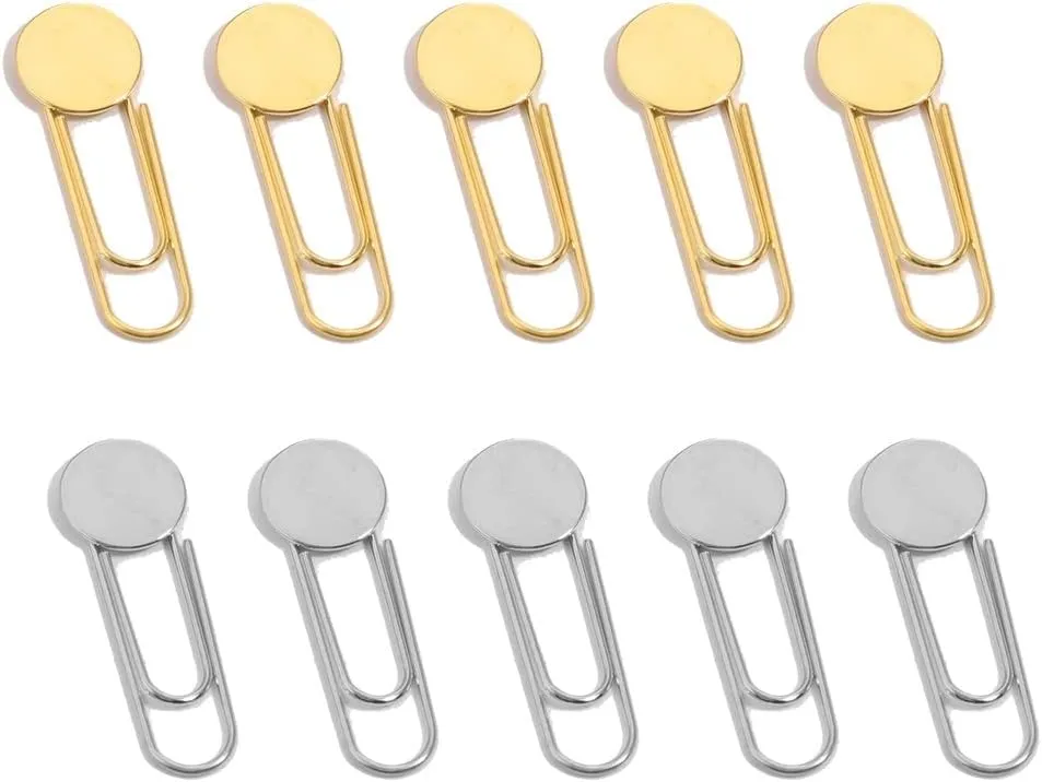 10pcs/lot Fit Stainless Steel Cabochon Brooch Clothes Pin Lapel Dress Jewelry Brooches (Color : D, Size : 10pcs)
