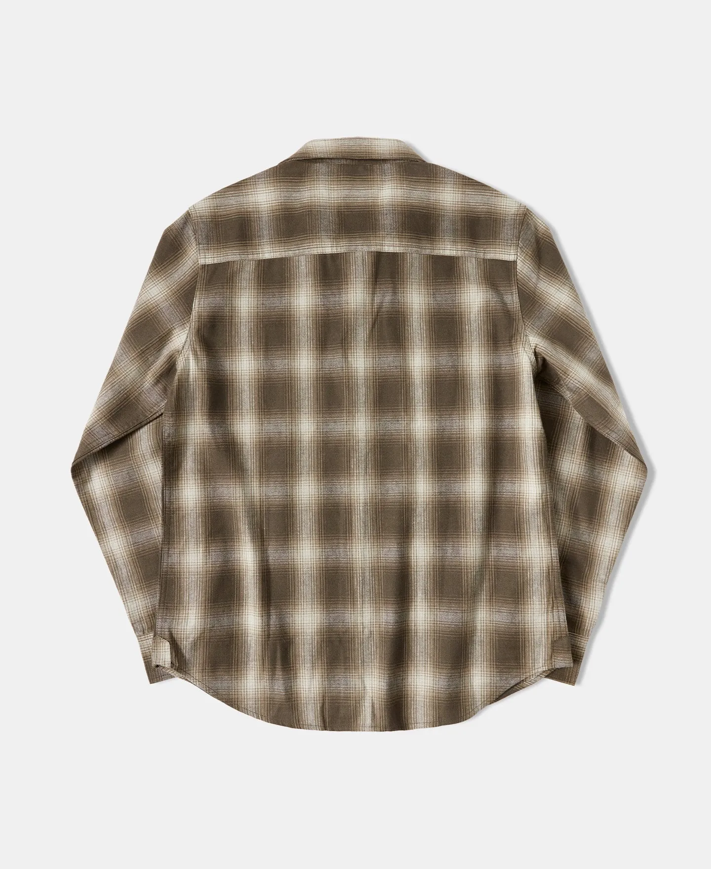 1950s Western Shadow Plaid Workshirt - Yellow