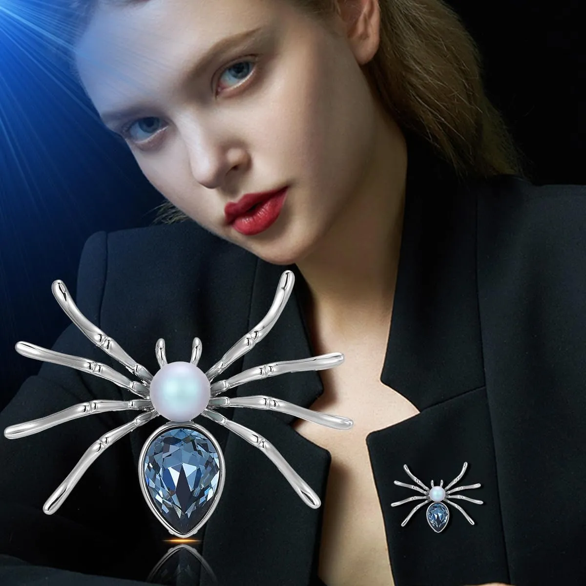Animal Brooch Pin for Women Rhinestone Crystal Brooches Pins Butterfly Jewelry Gifts for Women Men