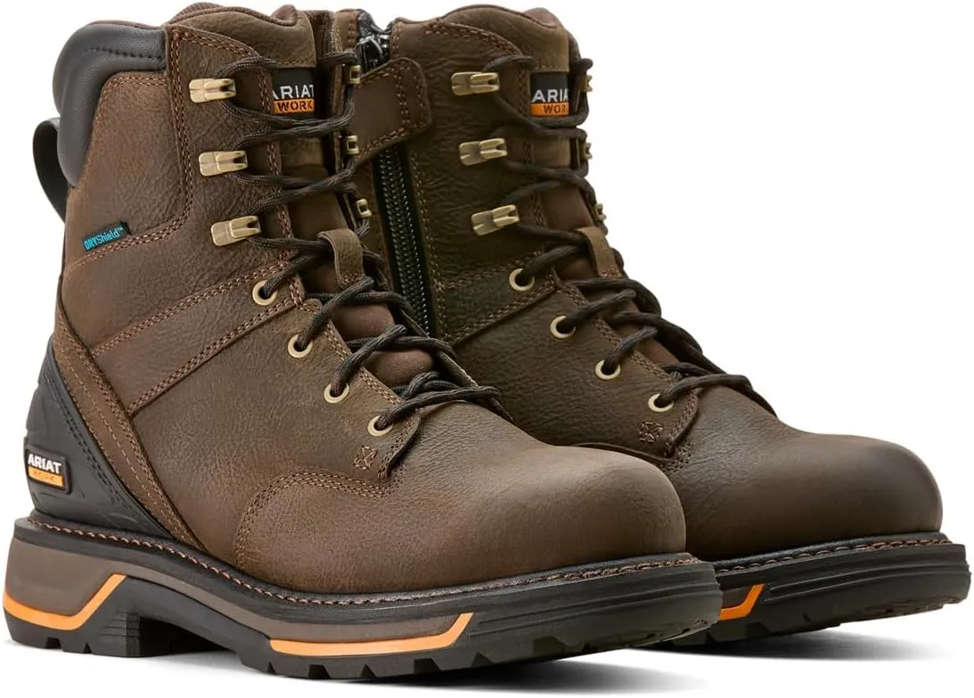 ARIAT Men's Big Rig 8" Waterproof Work Boot Industrial
