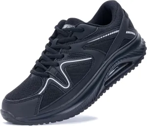 Autper Womens Walking Shoes Arch Support Orthotic Fashion Sneakers Air Tennis Shoes for Plantar Fasciitis Pain Relief US 6-11