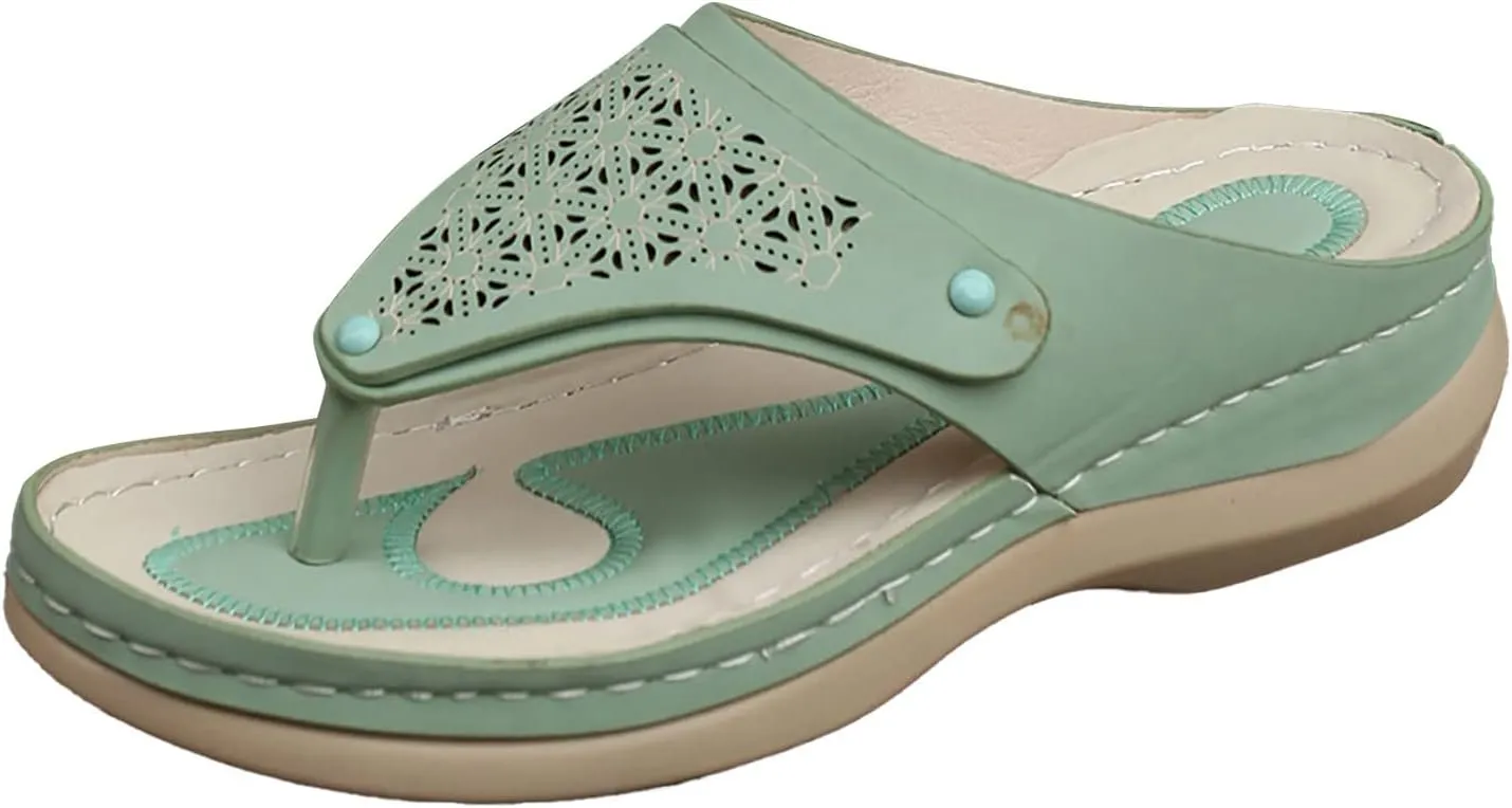 Avylays Breathable Mesh Sports Sandals With Non-Slip Sole Comfort Walking Sandals Slip On Flip Flops Beach Sandals
