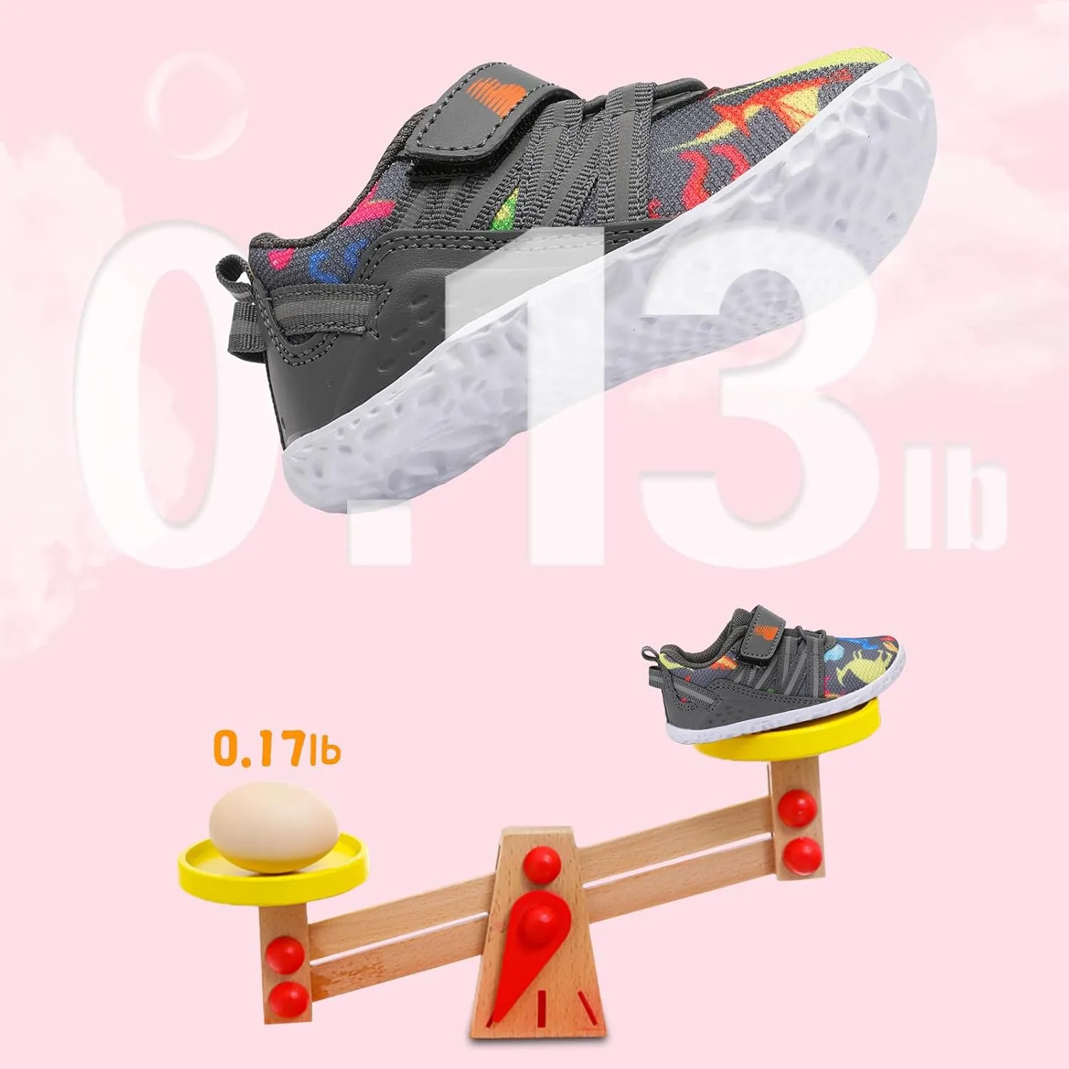 BARERUN Baby Sneakers Toddler Shoes Soft Anti-Slip Sole Newborn First Walkers Infant Toddler Breathable Athletic Running Shoes