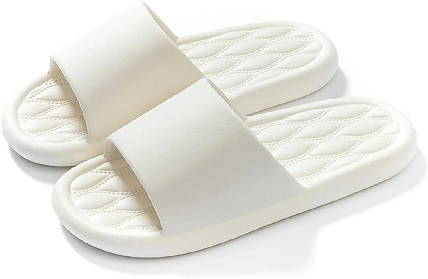 Bath Slippers Ultimate Comfort Lightweight Shower Slippers Shower Sandals House Shoes with Low Arch Support