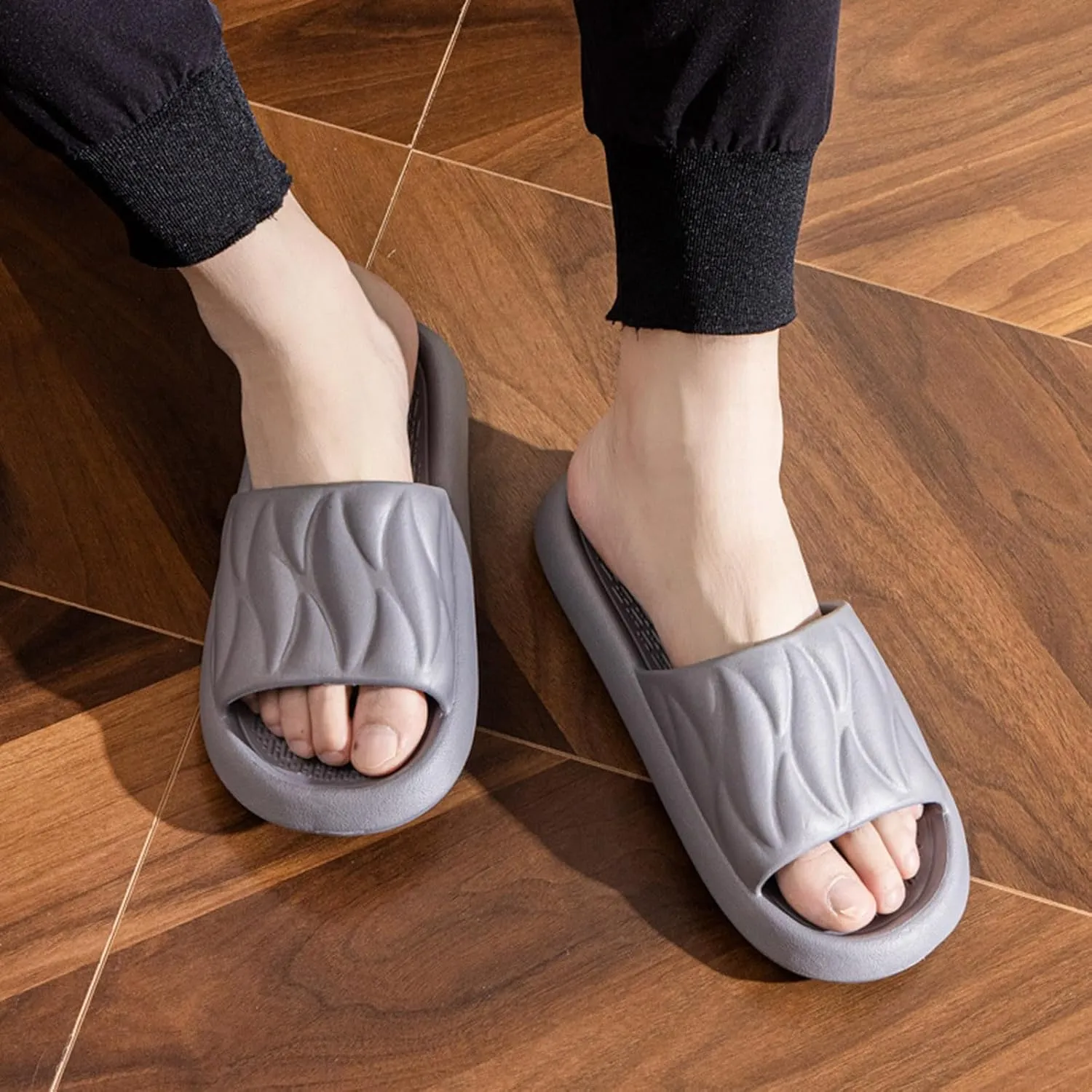 Bathroom Slippers Beach Slippers for Women Shower Shoes for Living Room Pool Beach Spa Public Showers