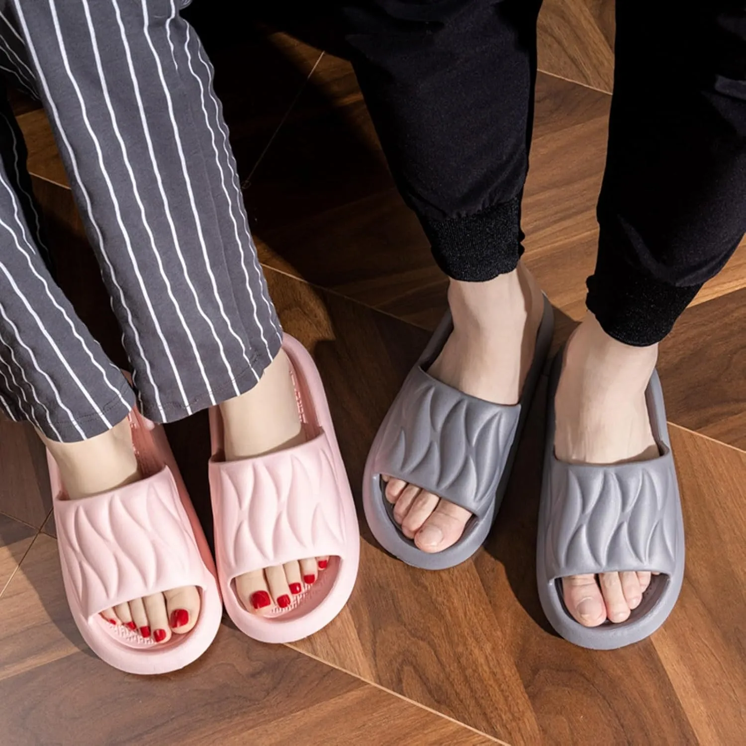 Bathroom Slippers Beach Slippers for Women Shower Shoes for Living Room Pool Beach Spa Public Showers