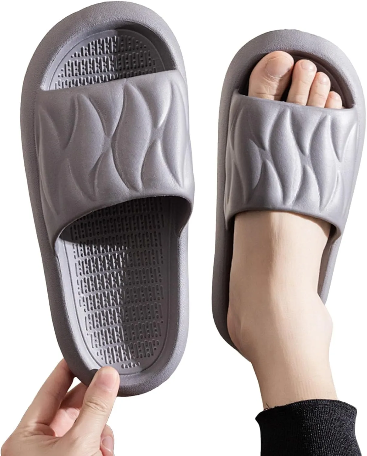 Bathroom Slippers Beach Slippers for Women Shower Shoes for Living Room Pool Beach Spa Public Showers