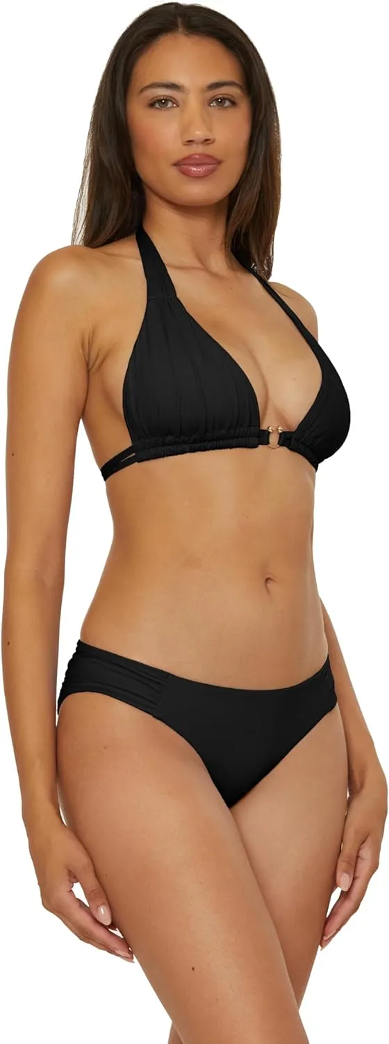 BECCA Hipster Bikini Bottom, Cheeky Coverage, Swimwear Separates for Women