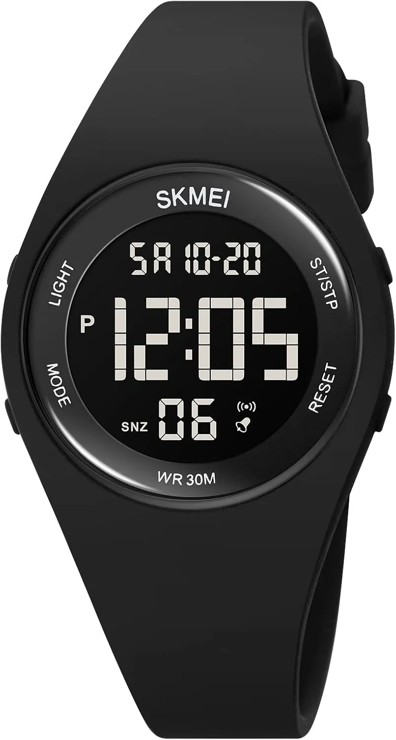 CakCity Kids Digital Sport Watch for Boys Girls - Outdoor Waterproof With Alarm Stopwatch - Child Wrist Watch for Ages 5-13