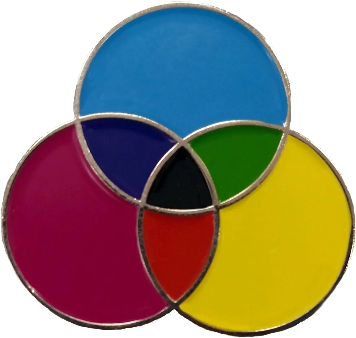 CMYK Color Table Enamel Pin - Great Gift for Web Designs, Graphic Artists, Artists and More