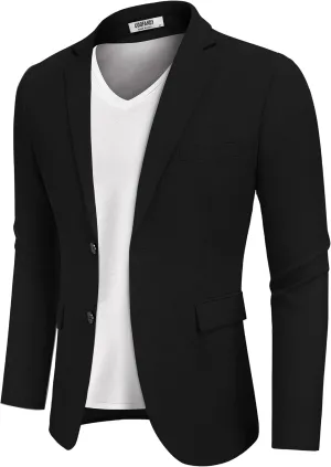 COOFANDY Men's Blazer Casual Sport Coats Two Buttons Lightweight Suit Jacket