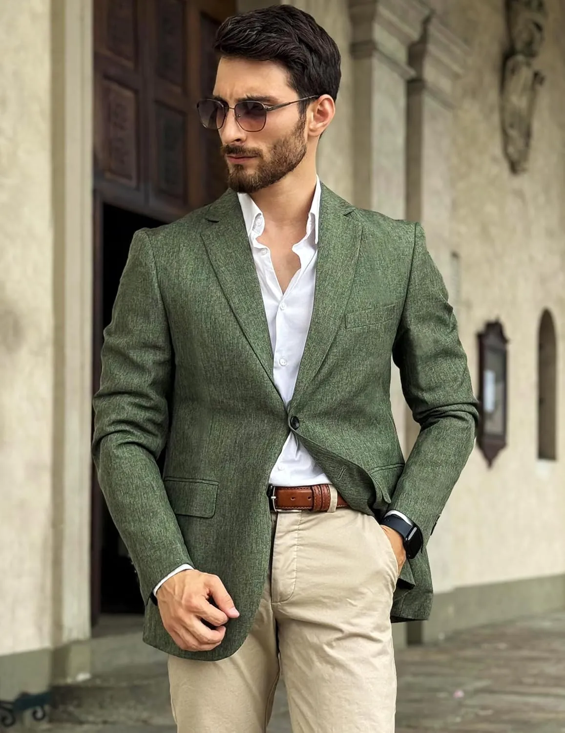 COOFANDY Men's Blazer Casual Sport Coats Two Buttons Lightweight Suit Jacket