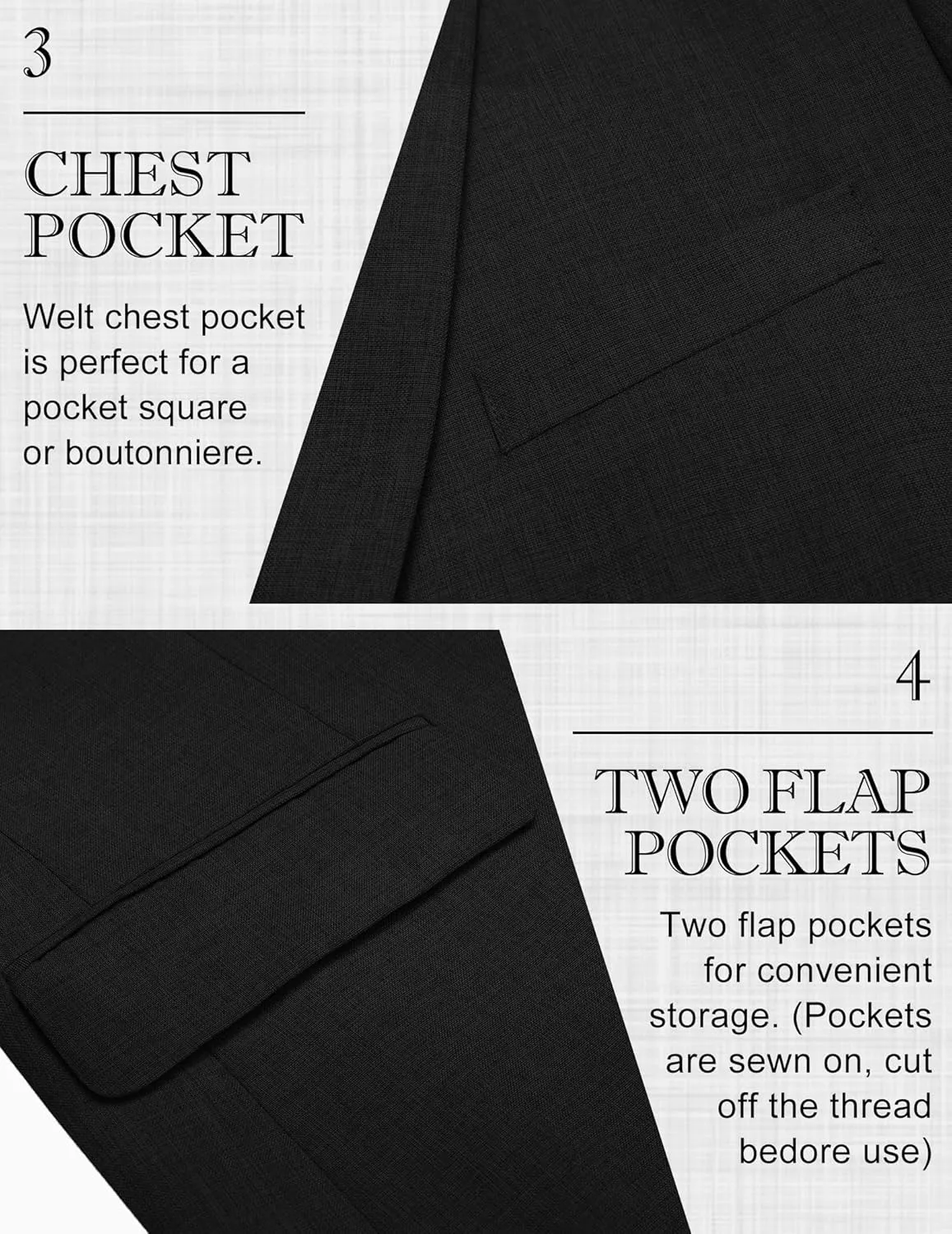 COOFANDY Men's Blazer Casual Sport Coats Two Buttons Lightweight Suit Jacket