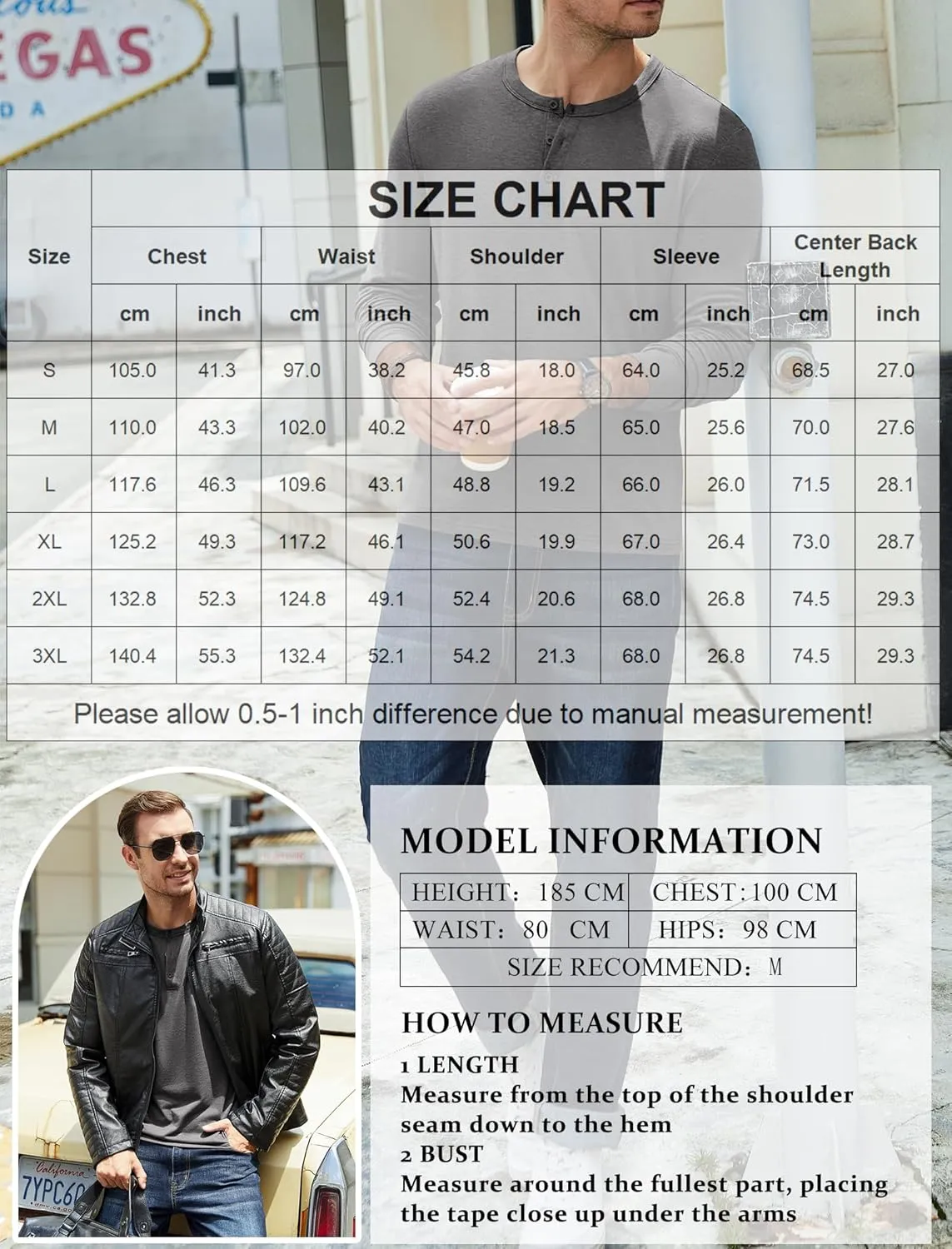 COOFANDY Men's Henley T-Shirt Long Sleeve Casual Lightweight Pullover Shirts Soft Stretch Basic Tees Fall Tops