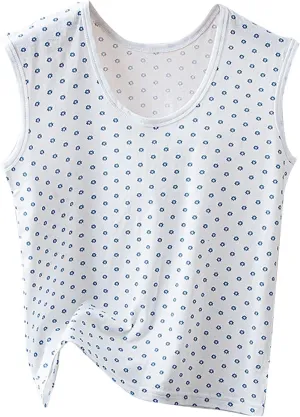 Cotton Tank Top for Women 2025 Summer Casual Loose Crew Neck Sleeveless Shirt Soft Comfortable Sleep Tank Tops