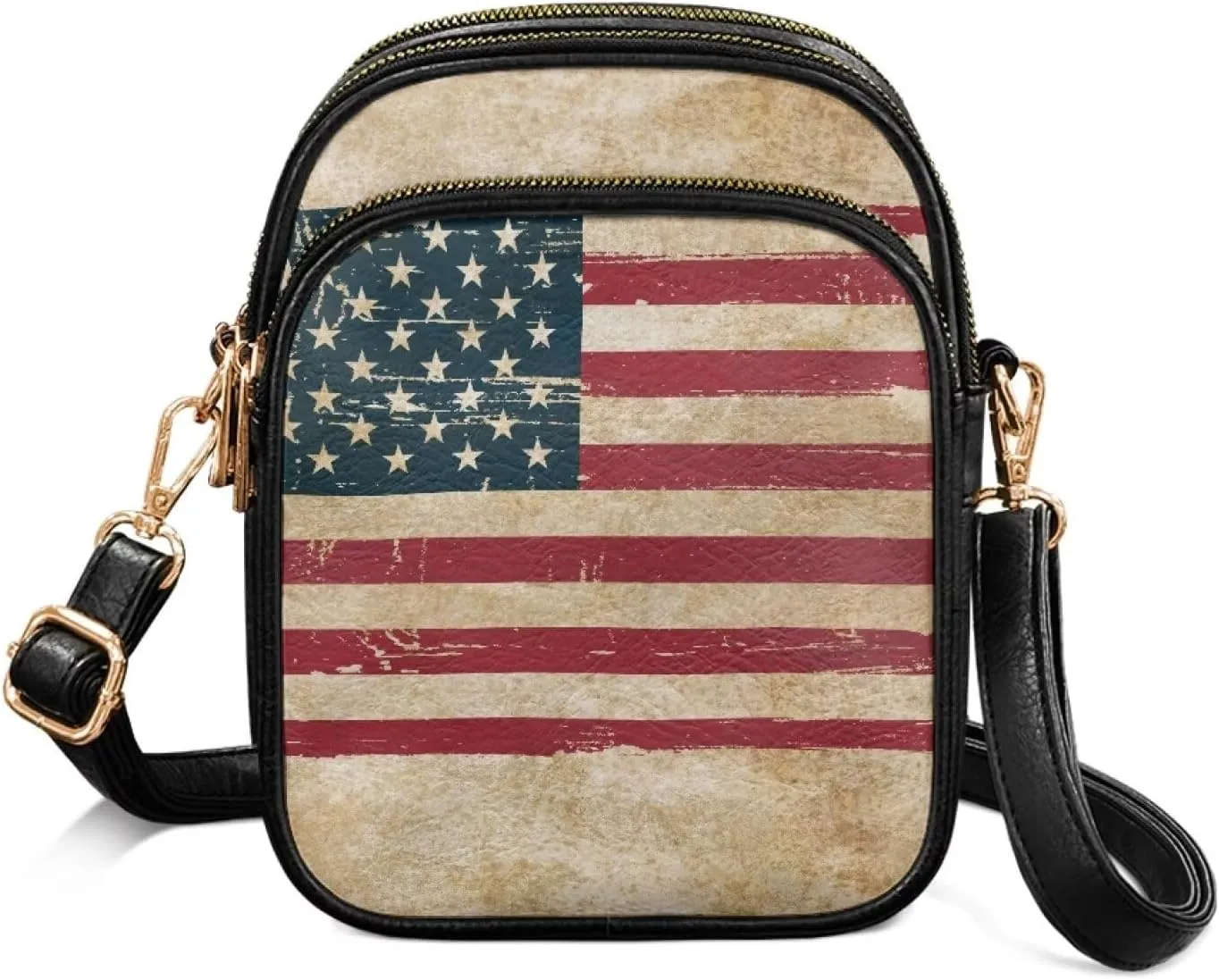 Crossbody Purses for Womens Multi Pocket Shoulder Purses Waterproof Crossbody Bag PU Leather Shoulder Satchel Bag