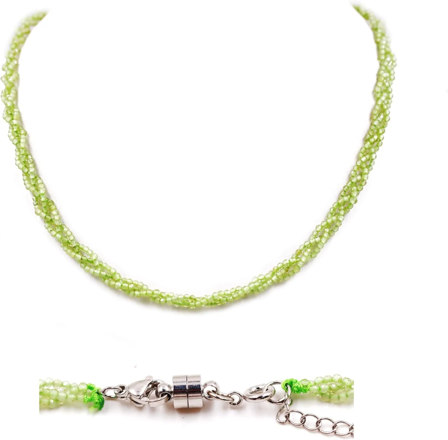 Dainty Gesmstone Layered Necklace for Women Natural Stone Choker Necklace, Lovely Gift for Mother and Girlfriend