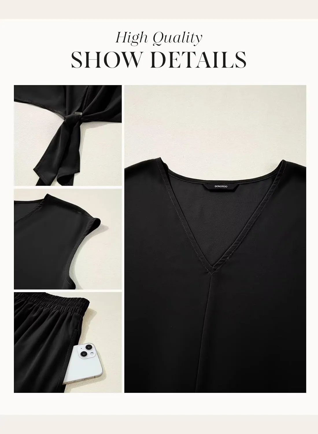 Dokotoo Women's Spring Summer 2 Piece Outfits 2025 Cap Sleeve V Neck Belted Crop Tops High Waist Maxi Skirt Set