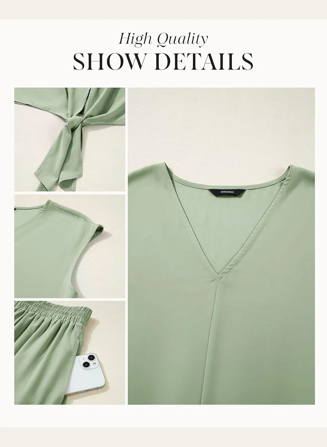 Dokotoo Women's Spring Summer 2 Piece Outfits 2025 Cap Sleeve V Neck Belted Crop Tops High Waist Maxi Skirt Set