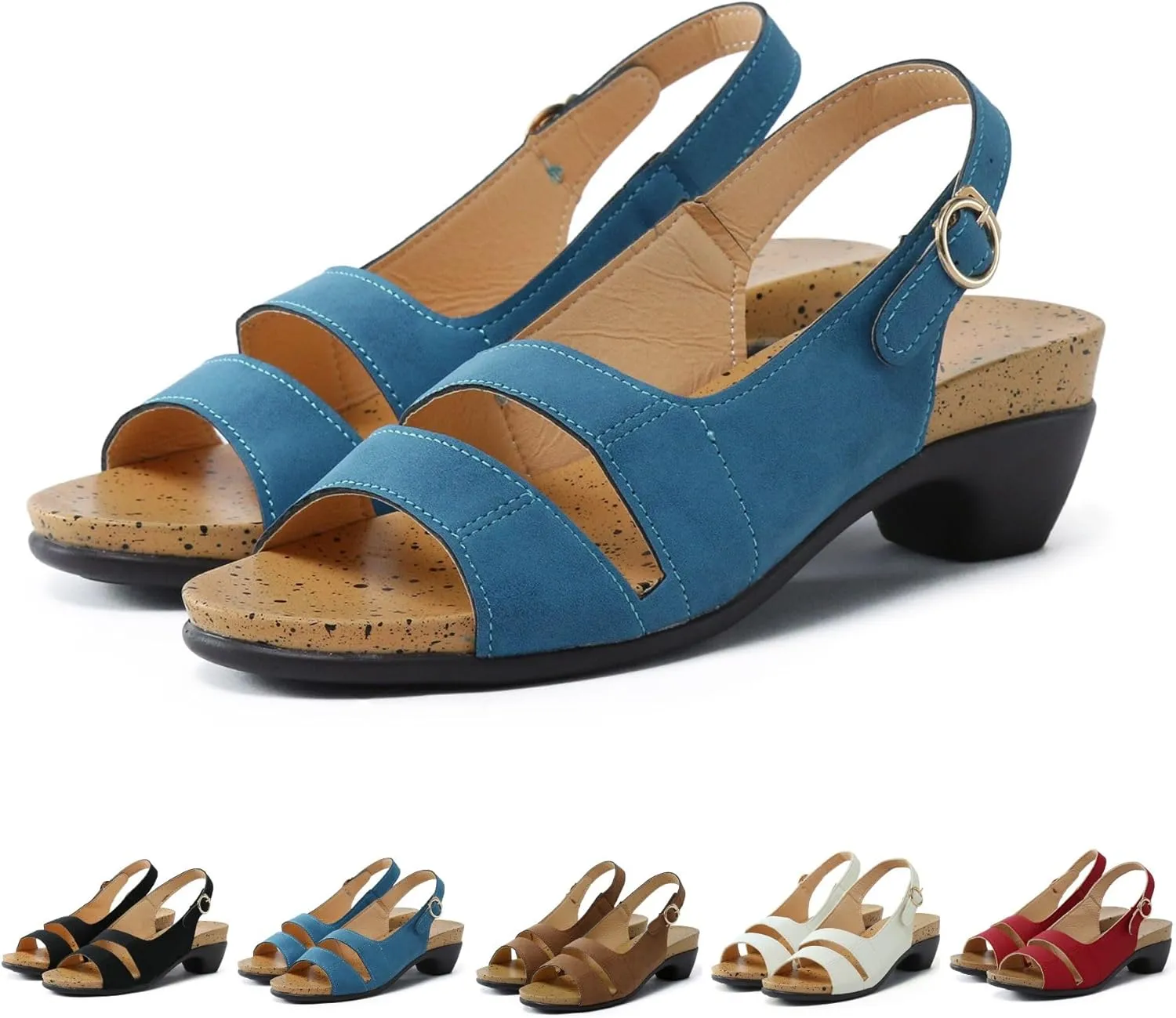 Fanyil Women's Comfy Orthotic Sandals,Fanyil Women's Ultra-Comfy Sandals,Women Dressy Comfortable Wedges Dress Shoes