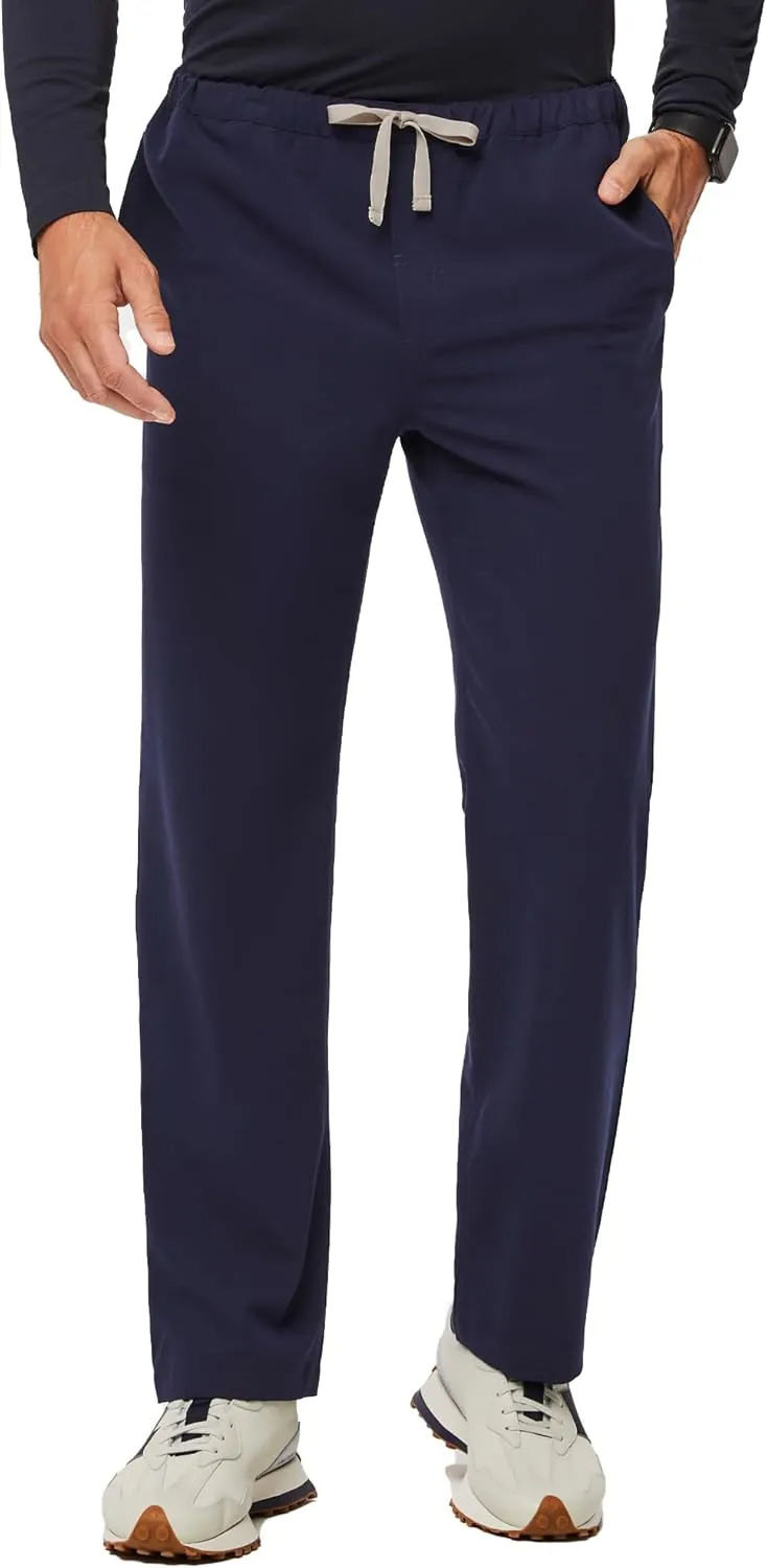 FIGS Pisco Basic Scrub Pants for Men ?? Structured Fit, Straight Leg, 4 Pockets, Anti-Wrinkle