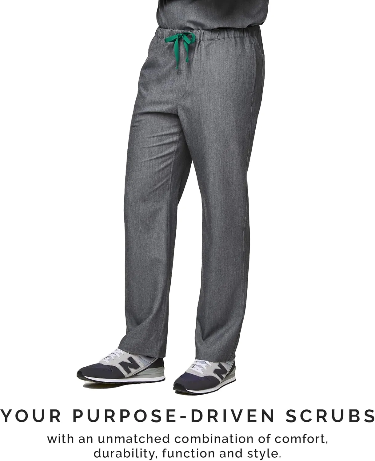FIGS Pisco Basic Scrub Pants for Men ?? Structured Fit, Straight Leg, 4 Pockets, Anti-Wrinkle