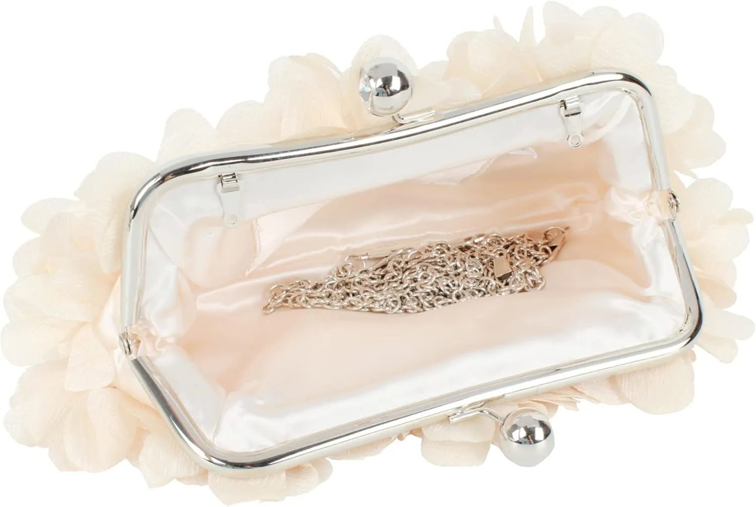 Floral Clutch Purses for Women Elegant Stain Evening Bag Top Handle Crossbody Handbag for Wedding Party Prom