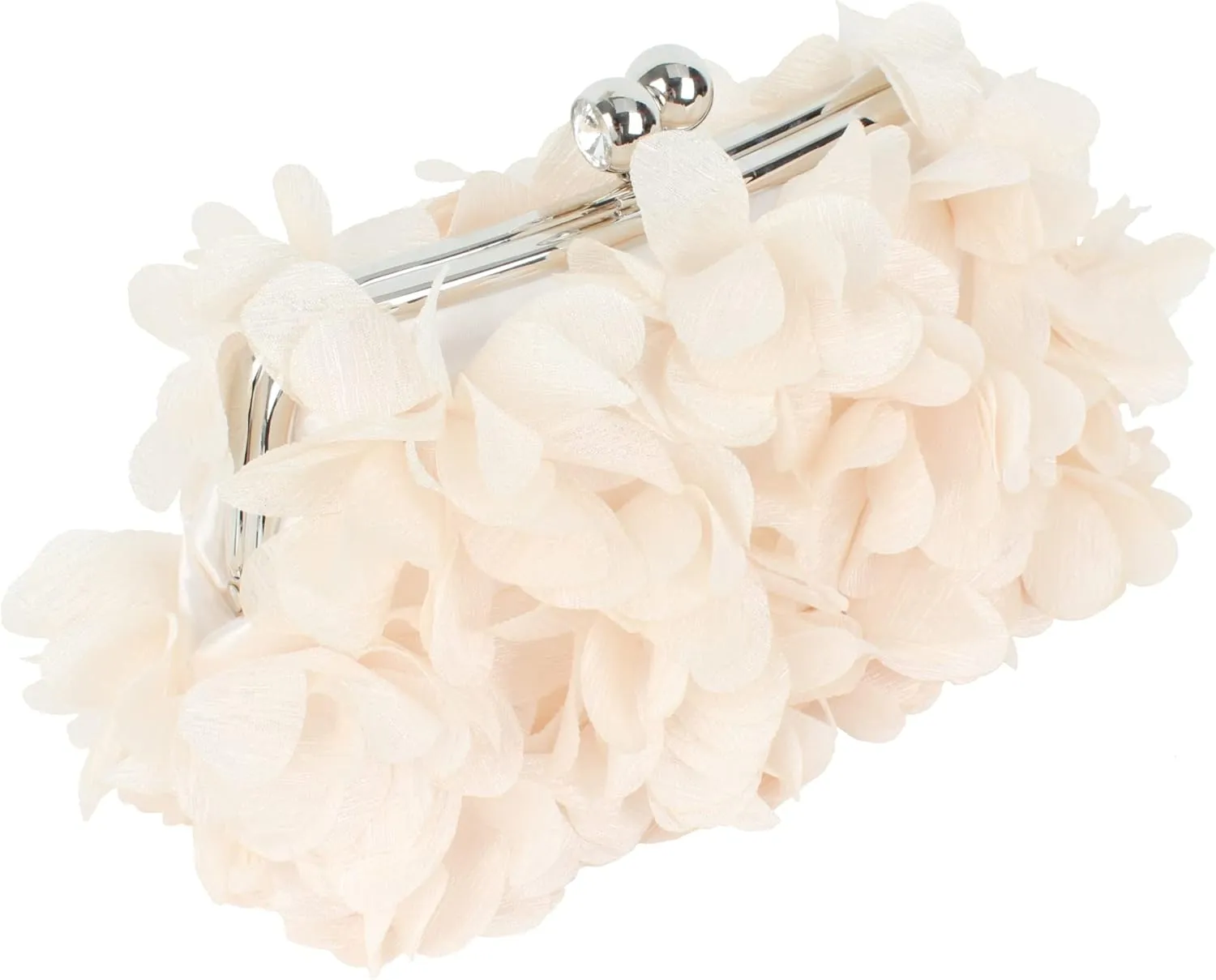 Floral Clutch Purses for Women Elegant Stain Evening Bag Top Handle Crossbody Handbag for Wedding Party Prom
