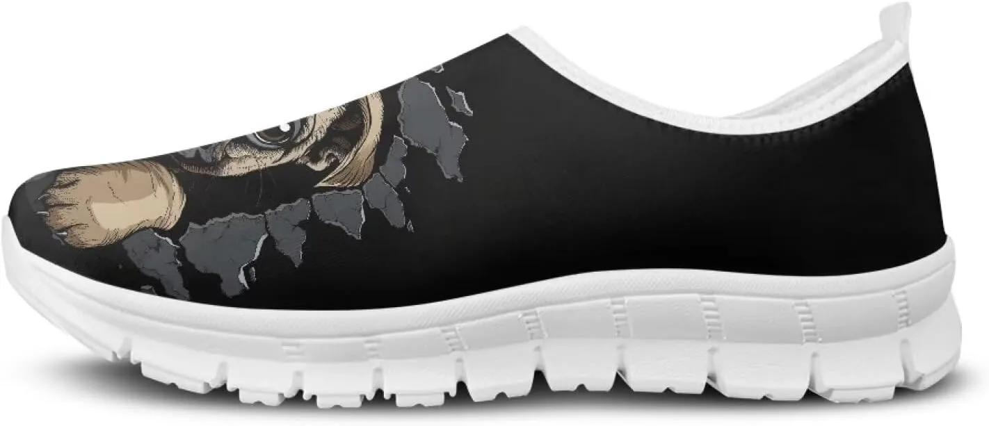 FOR U DESIGNS Women Running Shoes Non Slip Work Hiking Shoes Soft Lightweight Workout Shoes Sneakers Gym Shoes