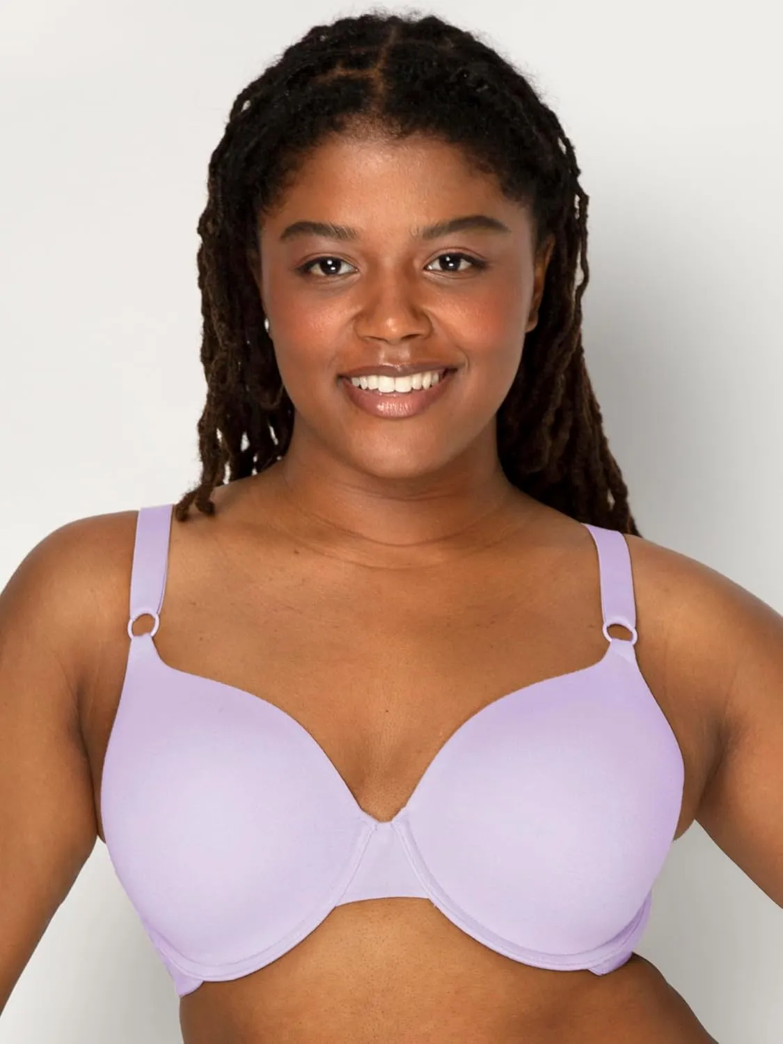 Fruit of the Loom Women's Smooth Cotton T-Shirt Bra Pack - Ultra-Soft, Flexible, and Invisible Under Tees