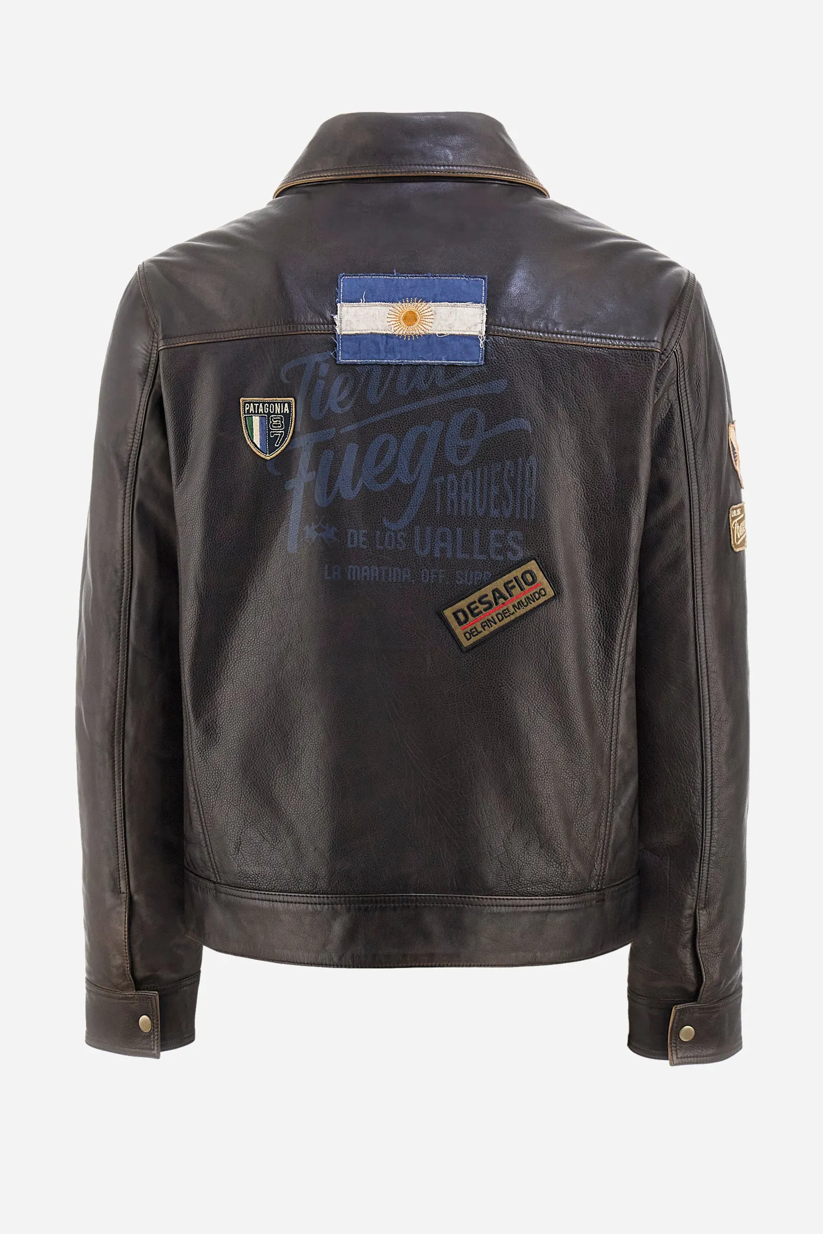 Giacca in pelle regular fit - Zer