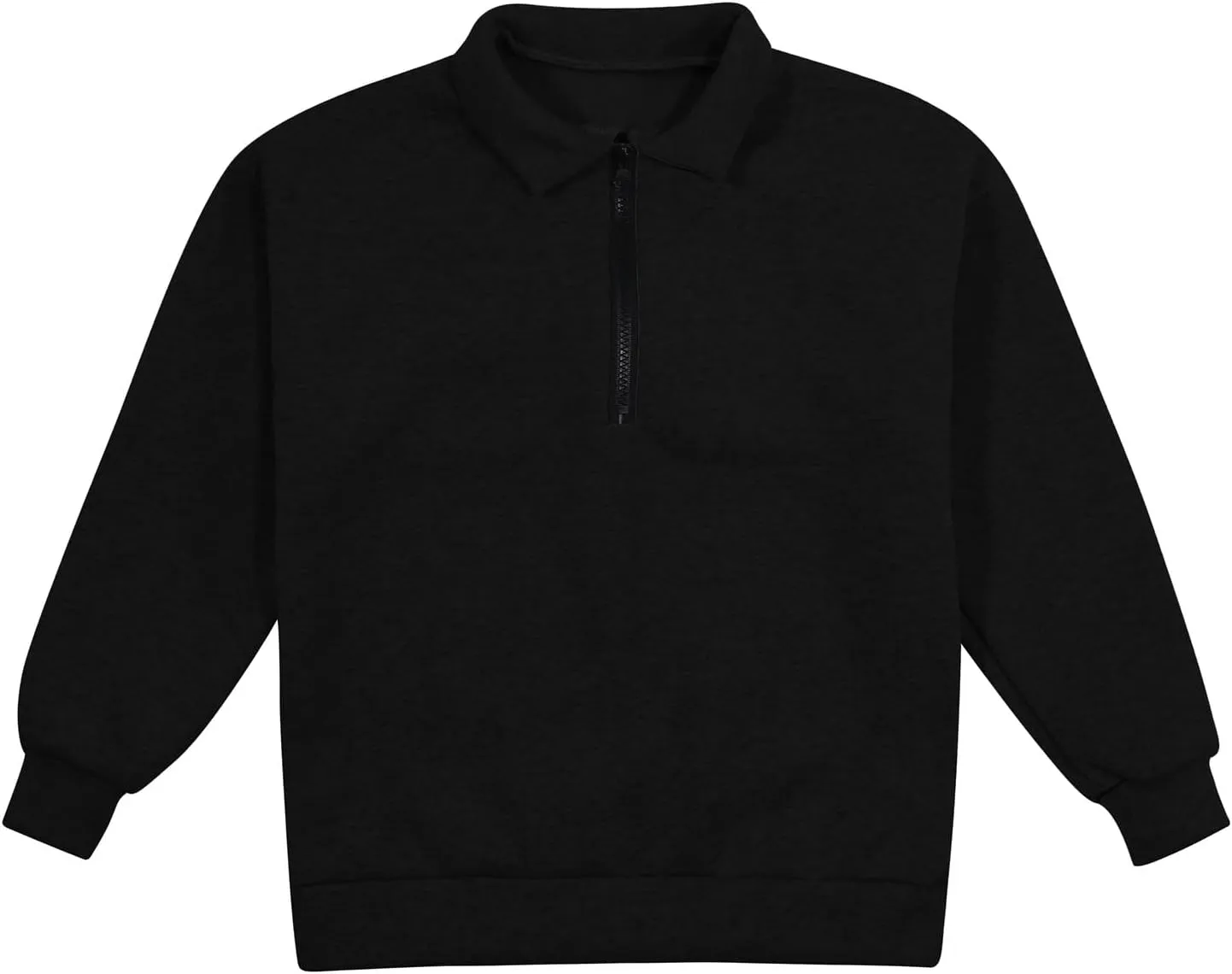 Girls Half Zip Sweatshirt Long Sleeve Pullover Tops Kids Lightweight Fleece Cute Comfortable Fall Winter Clothes