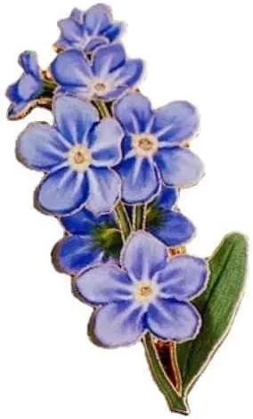 Hard Enamel Pin Spring Flower Brooch Gifts for Floral Lovers Botanical Badge Nature Jewelry Accessory 050268