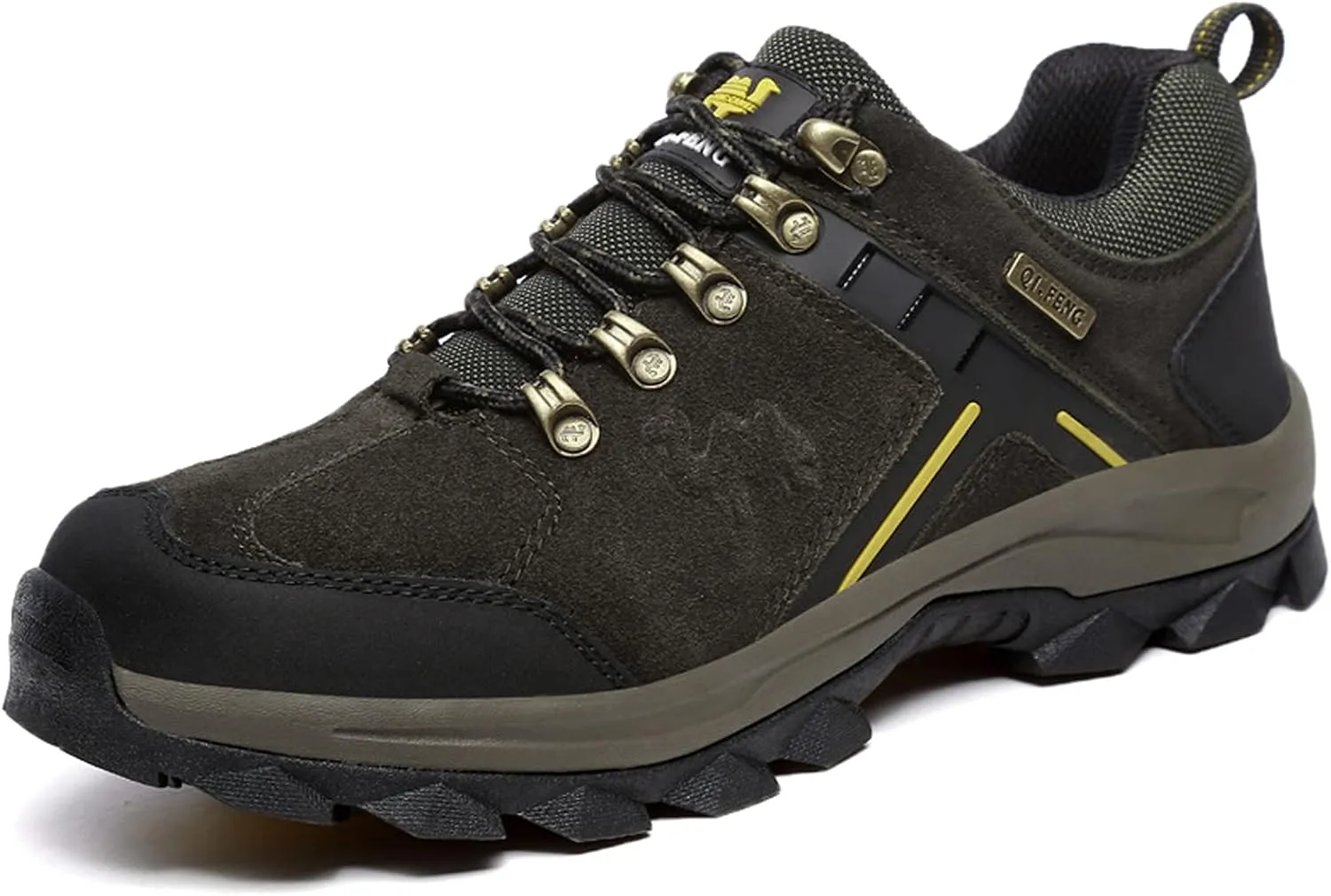 Hiking Boots Mens Trekking Shoes Walking Lightweight Outdoor Mountain Low-top Trainers Lace up Sneakers