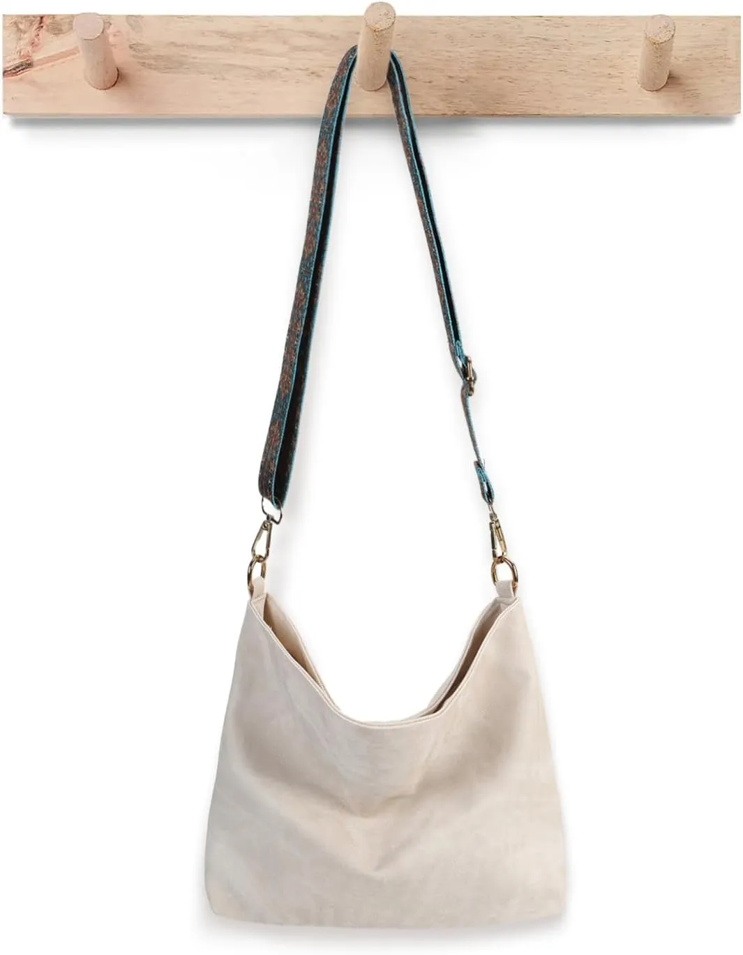 Hobo Crossbody Bags for Women Slouchy Shoulder Bags with Retro Strap Small Vegan Leather Purses for Work, Travel