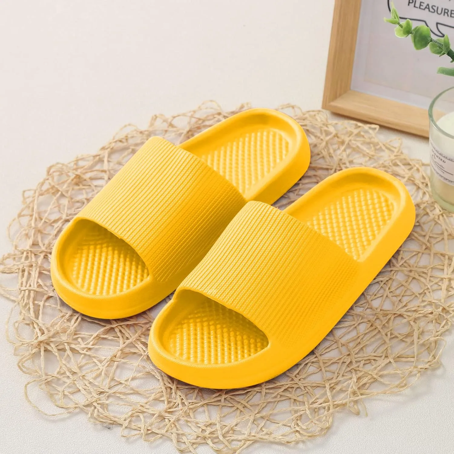 Indoor Slippers Men's Athletic Outdoor Sandals Slides Shower Shoes Quick Drying Sandals Indoor and Outdoor