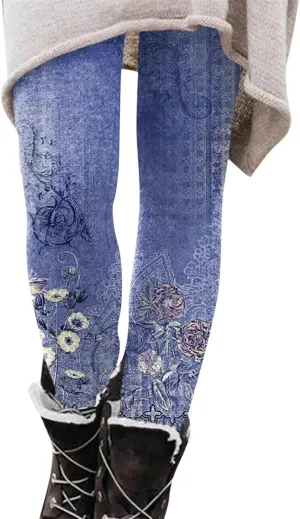Joggers for Women Printed Bottom Pants Fall and Winter Inside Comfortable Casual Pants Women's Bottom Outfits for