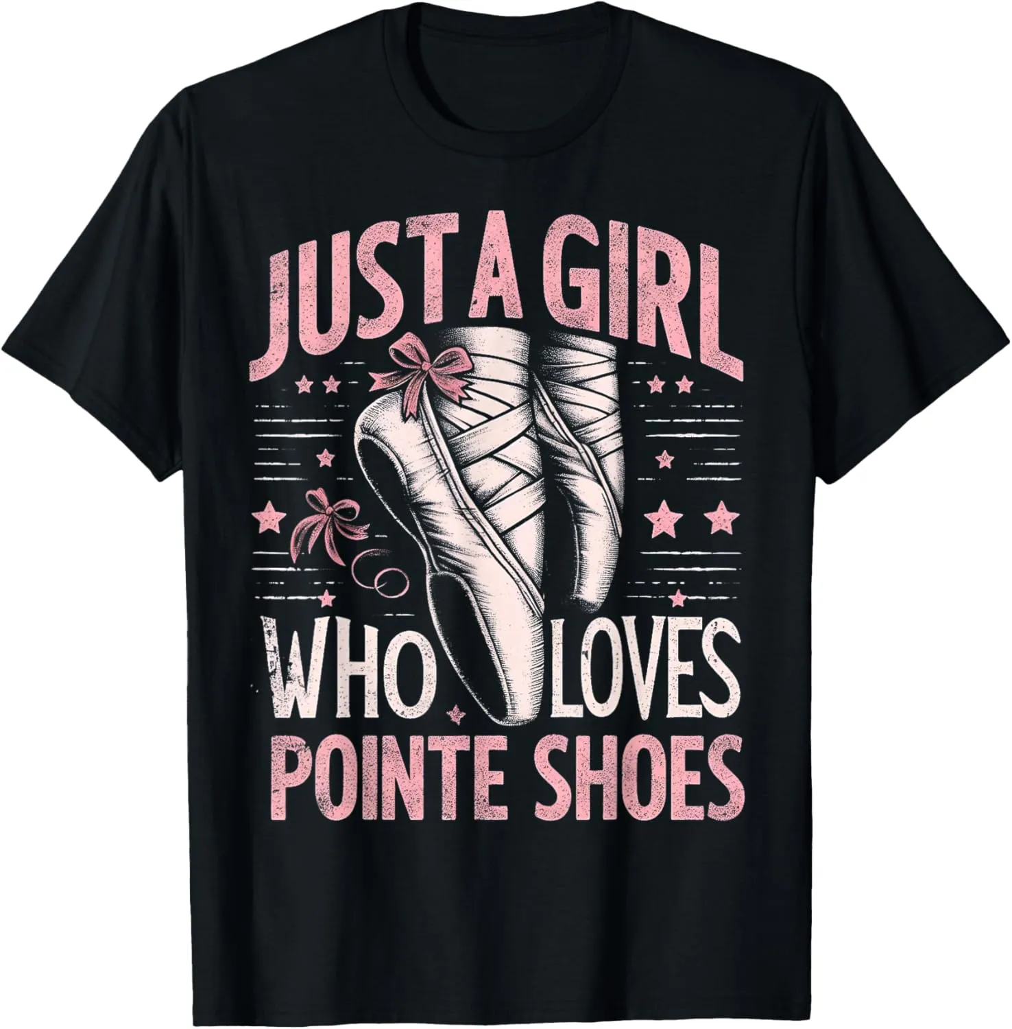Just a Girl Who Loves Pointe Shoes Ballet Dance Tee Women's T-Shirt