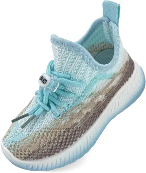 Kids Outdoor Sneakers Boys Non Slip Running Shoes Girls Walking Shoe Athletic Sports Tennis Shoes for Boys(Toddler/Little Kid/Big Kid)