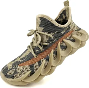 Kids Outdoor Sneakers Boys Non Slip Running Shoes Girls Walking Shoe Athletic Sports Tennis Shoes for Boys(Toddler/Little Kid/Big Kid)