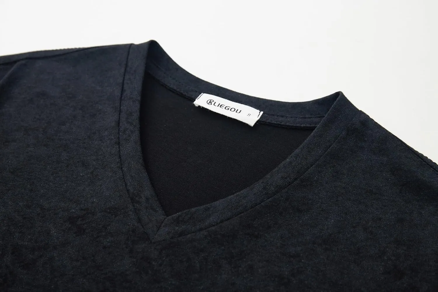 KLIEGOU Mens Crew Neck T Shirt - Short Sleeve Soft Fitted Tees S - XXXL Casual Stylish Tshirts