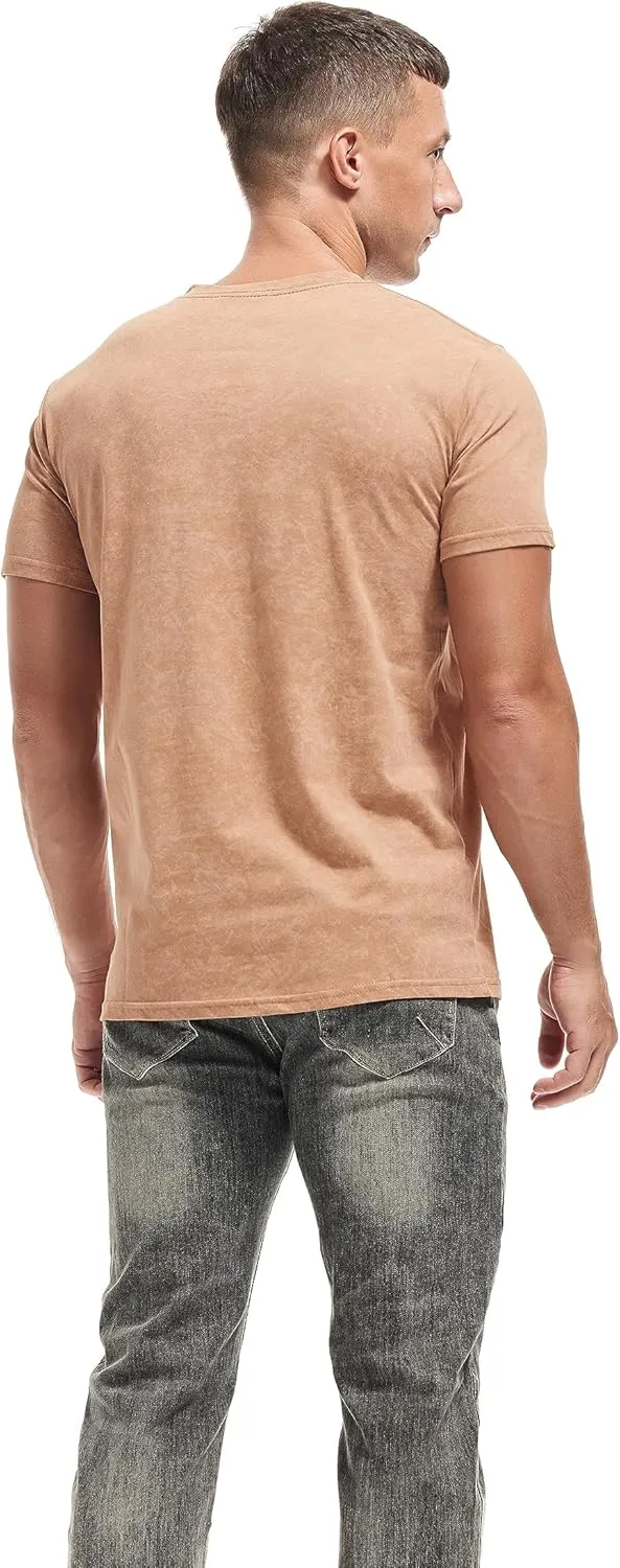 KLIEGOU Mens Crew Neck T Shirt - Short Sleeve Soft Fitted Tees S - XXXL Casual Stylish Tshirts