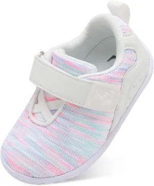L-RUN Toddler Sneakers Boys Girls Lightweight Shoes Knit Kids Walking Shoes for Indoor Outdoor