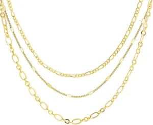 Layered Necklaces for Women Trendy Paperclip Necklace Herringbone Necklace Snake Chain 14k Gold Plated Dot Thin Chain Figaro Gold Chain for Women Jewelry Gift