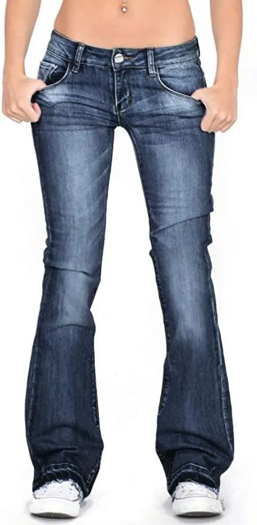LCMTWX Trendy Jeans for Women 2024 Bib Washed Overalls Rompers Ripped Women's Denim Women's Jeans Flare Stretch