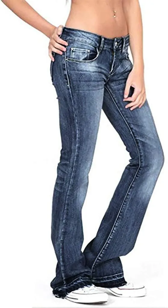 LCMTWX Trendy Jeans for Women 2024 Bib Washed Overalls Rompers Ripped Women's Denim Women's Jeans Flare Stretch