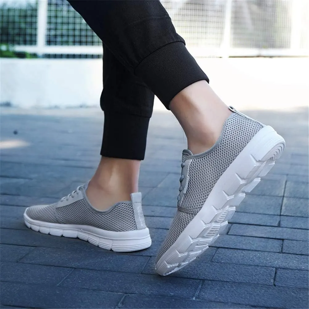 LEADER SHOW Men's Lace Up Casual Breathable Gym Tennis Shoes Athletic Training Running Sneakers