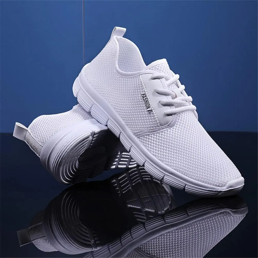 LEADER SHOW Men's Lace Up Casual Breathable Gym Tennis Shoes Athletic Training Running Sneakers