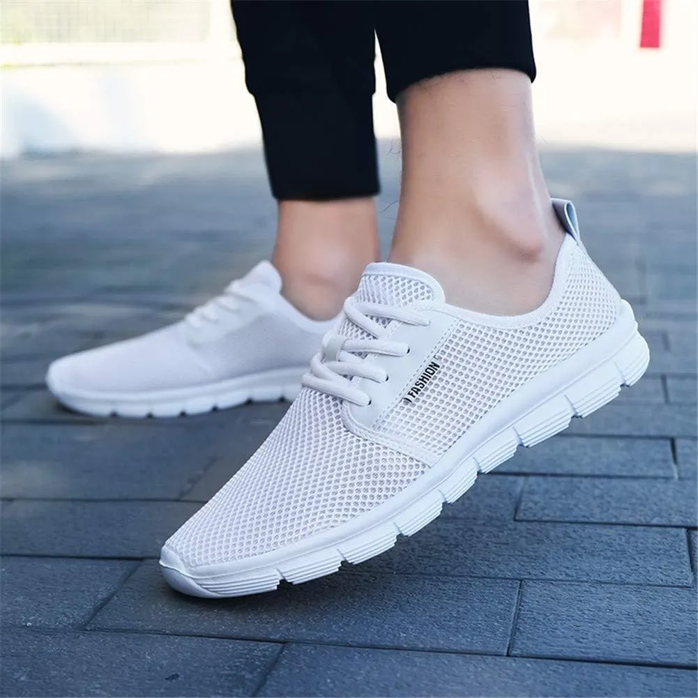 LEADER SHOW Men's Lace Up Casual Breathable Gym Tennis Shoes Athletic Training Running Sneakers