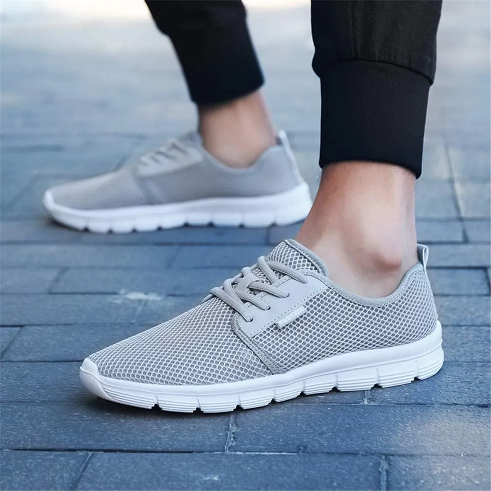 LEADER SHOW Men's Lace Up Casual Breathable Gym Tennis Shoes Athletic Training Running Sneakers